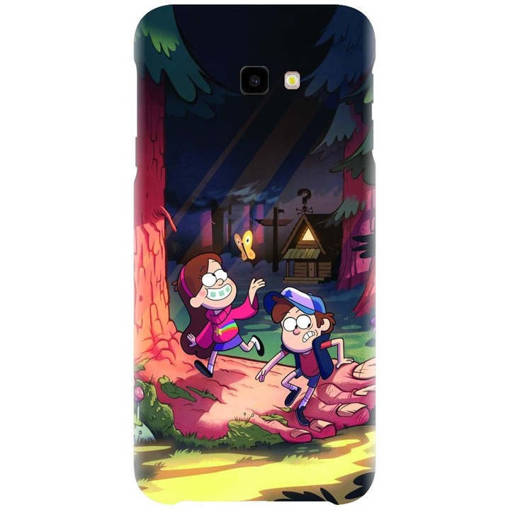 Husa din silicon compatibila cu Samsung Galaxy J4 Plus / J4 Plus 2018 - model Gravity Falls