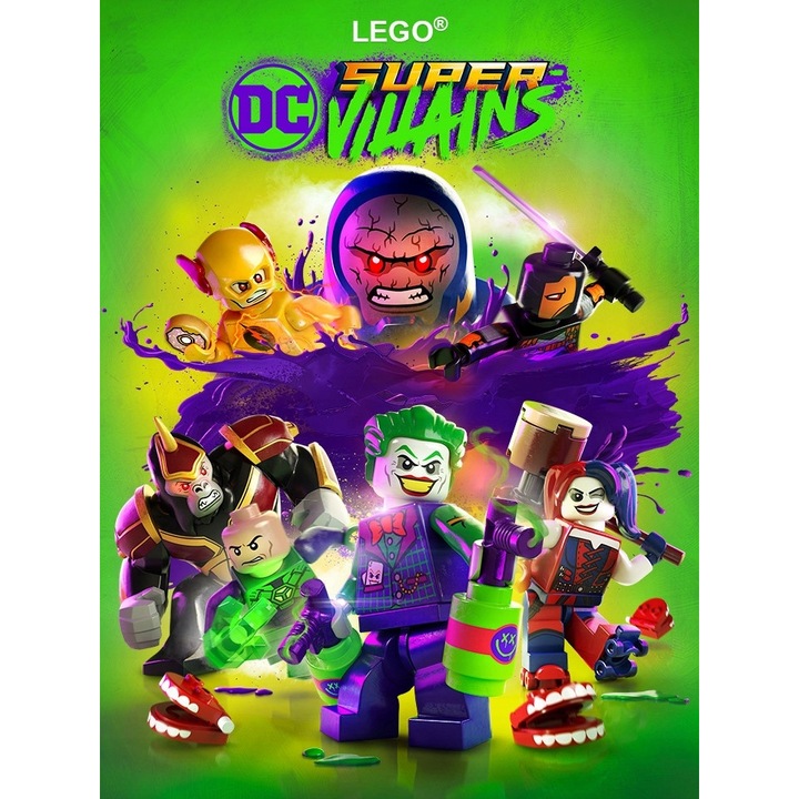 Licenta electronica joc, LEGO, DC Super-Villains, versiune digitala, poloneza/engleza, Steam