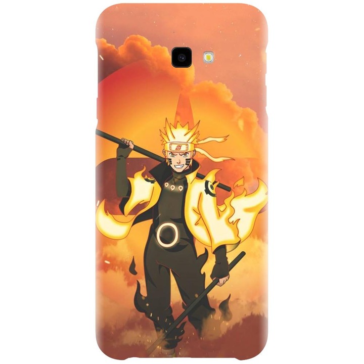 Husa din silicon compatibila cu Samsung Galaxy J4 Plus / J4 Plus 2018 - model Naruto Uzumaki