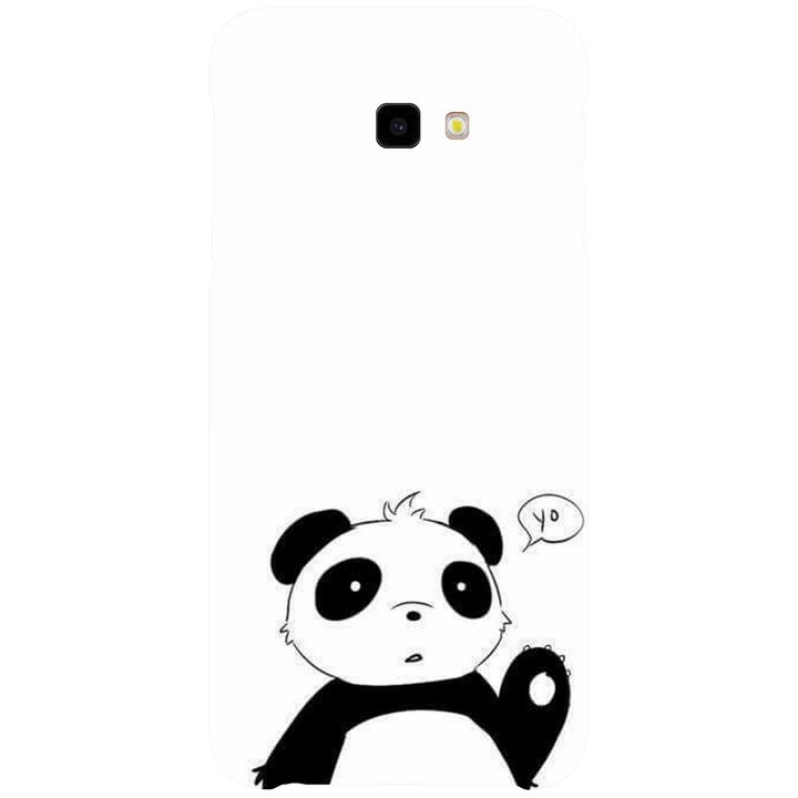Husa din silicon compatibila cu Samsung Galaxy J4 Plus / J4 Plus 2018 - model Panda Cellphone