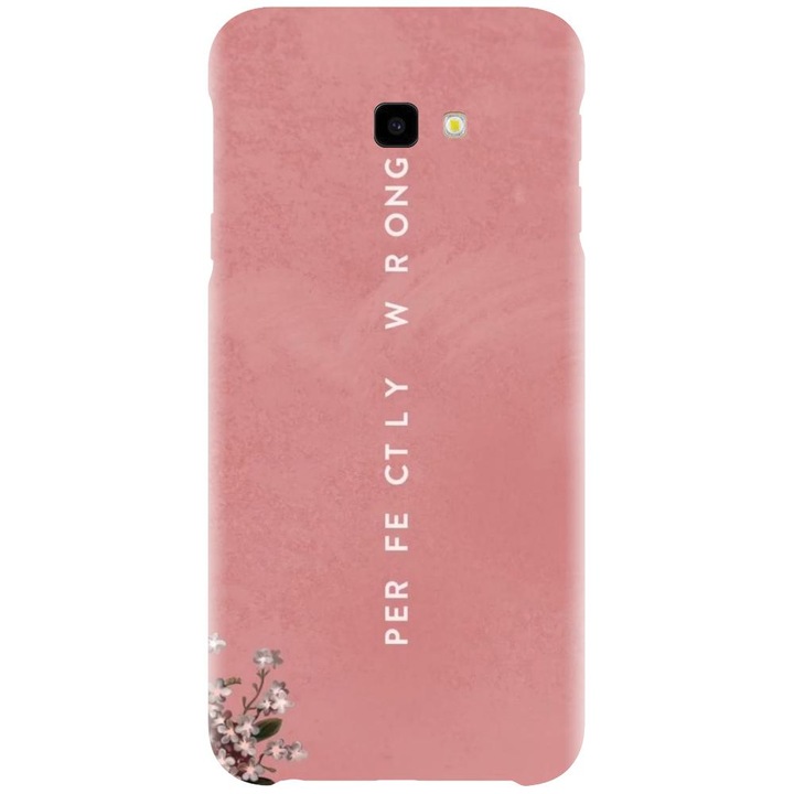 Husa din silicon compatibila cu Samsung Galaxy J4 Plus / J4 Plus 2018 - model Perfectly Wrong