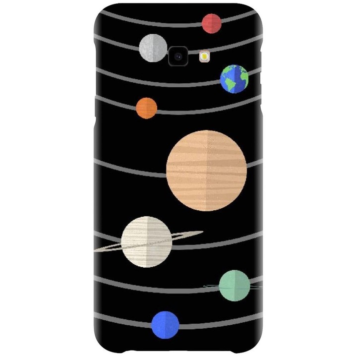 Husa din silicon compatibila cu Samsung Galaxy J4 Plus / J4 Plus 2018 - model Planeta Axe