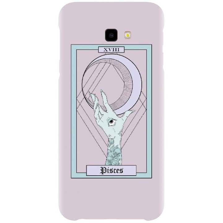 Husa din silicon compatibila cu Samsung Galaxy J4 Plus / J4 Plus 2018 - model Tarot Zodia Pesti