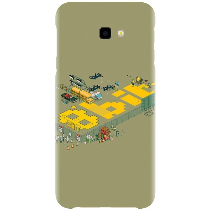 Husa din silicon compatibila cu Samsung Galaxy J4 Plus / J4 Plus 2018 - model 8 Bit