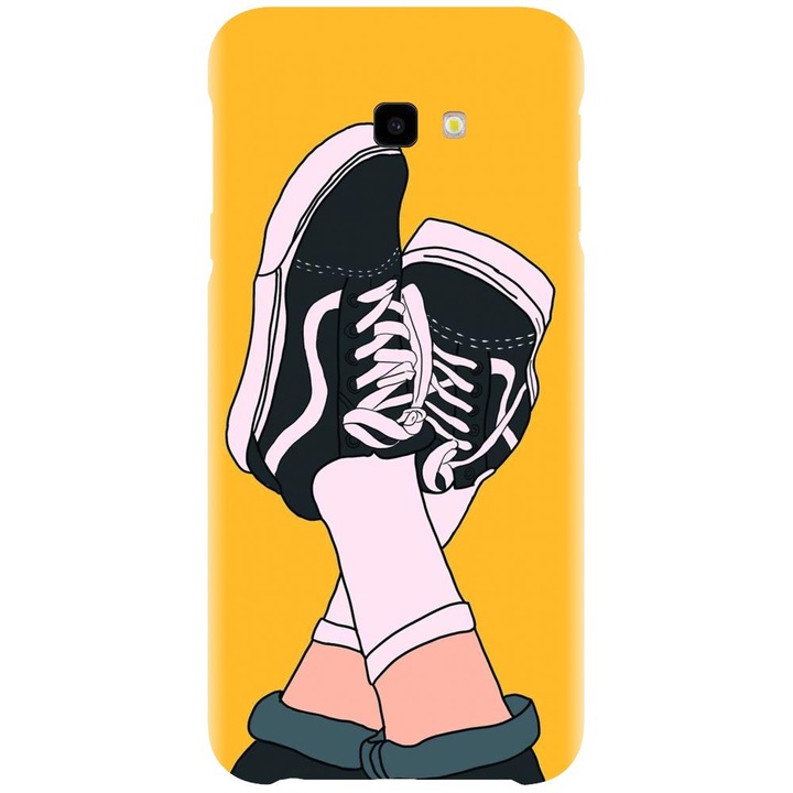 Husa din silicon compatibila cu Samsung Galaxy J4 Plus / J4 Plus 2018 - model Vans