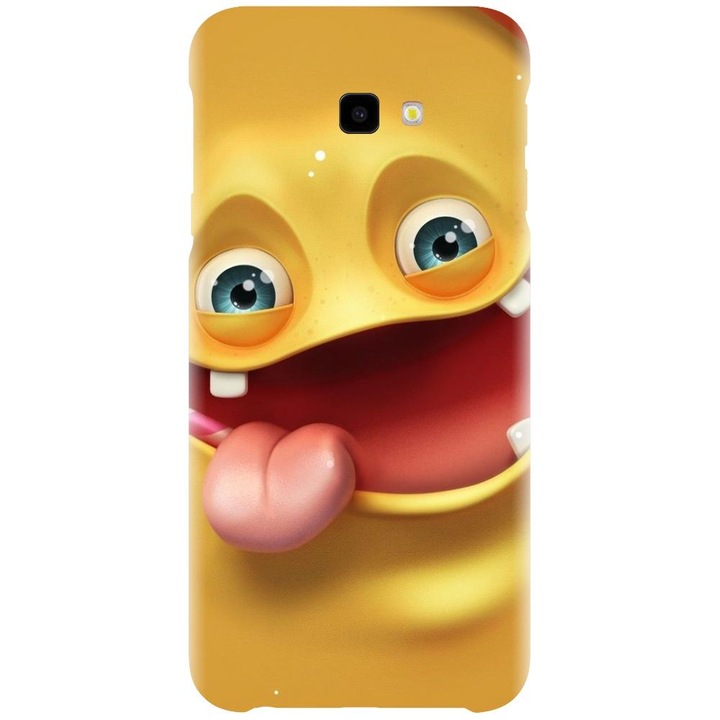 Husa din silicon compatibila cu Samsung Galaxy J4 Plus / J4 Plus 2018 - model Cute Monster