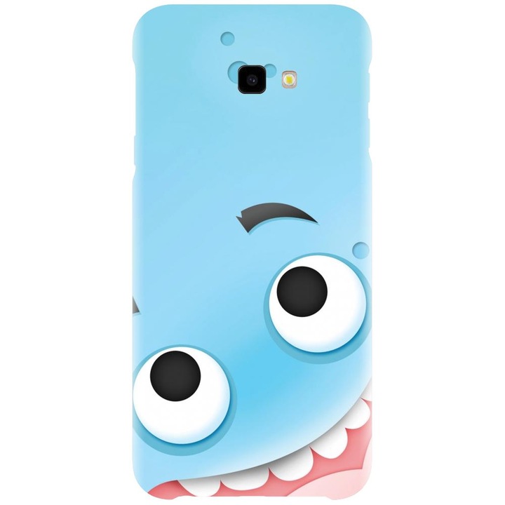 Husa din silicon compatibila cu Samsung Galaxy J4 Plus / J4 Plus 2018 - model Cute Blue