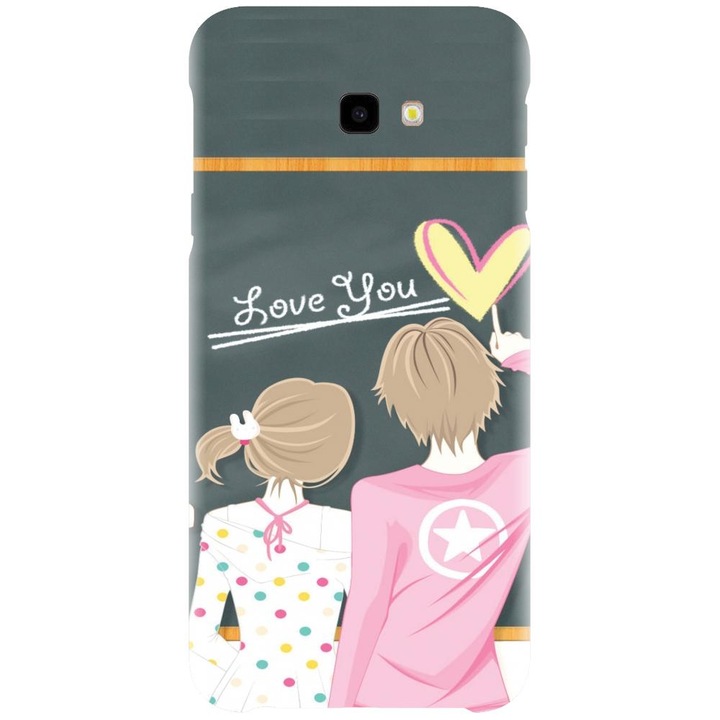 Husa din silicon compatibila cu Samsung Galaxy J4 Plus / J4 Plus 2018 - model School