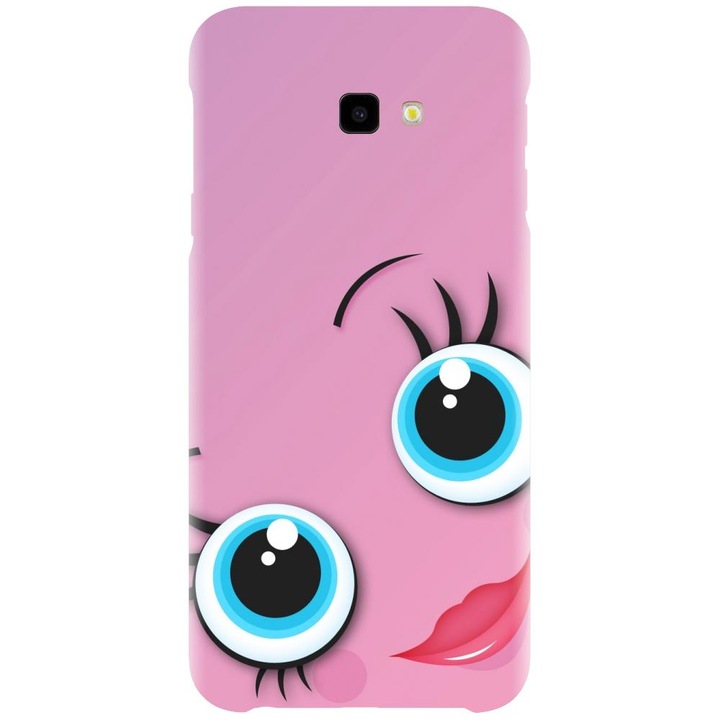 Husa din silicon compatibila cu Samsung Galaxy J4 Plus / J4 Plus 2018 - model Girly Pink