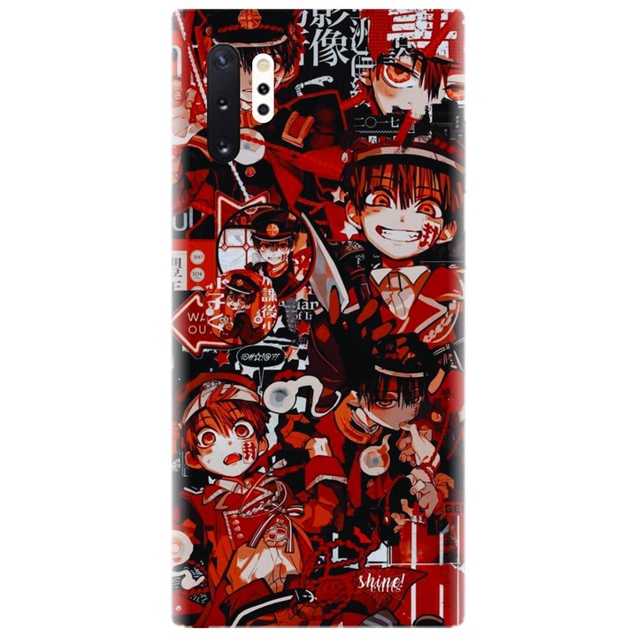 Husa din silicon compatibila cu Samsung Galaxy Note 10 Pro / Plus - model Anime Red