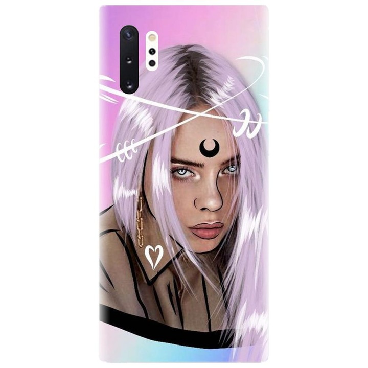 Husa din silicon compatibila cu Samsung Galaxy Note 10 Pro / Plus - model Fan Art Billie