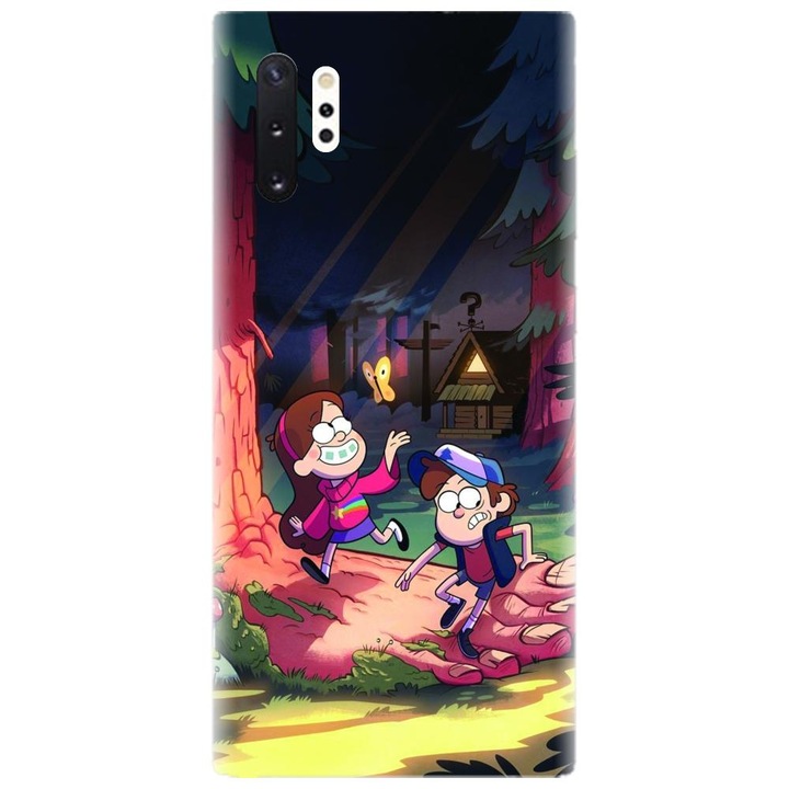 Husa din silicon compatibila cu Samsung Galaxy Note 10 Pro / Plus - model Gravity Falls