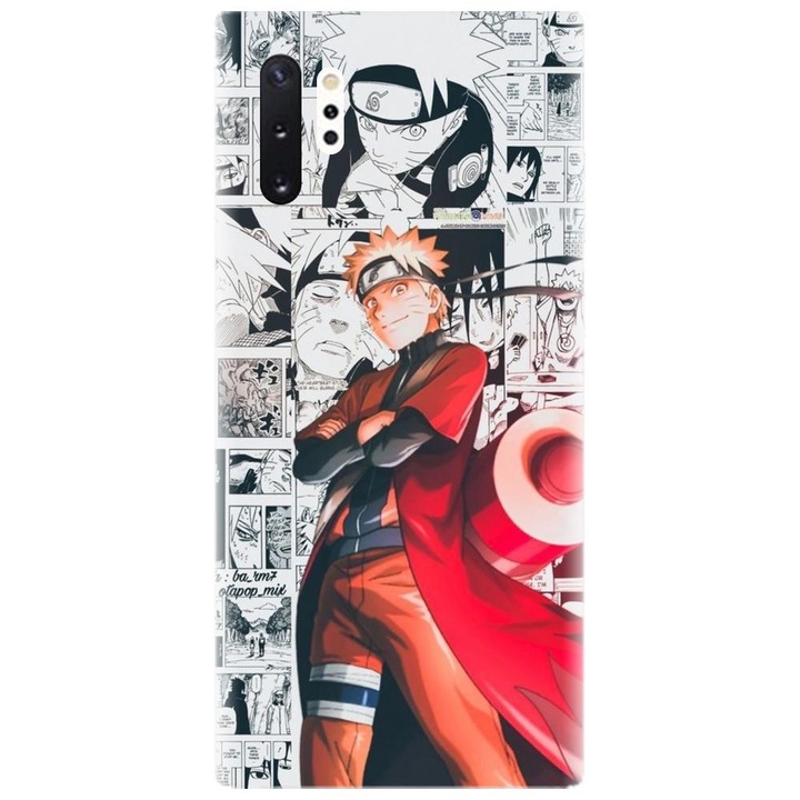 Husa din silicon compatibila cu Samsung Galaxy Note 10 Pro / Plus - model Naruto Aesthetic