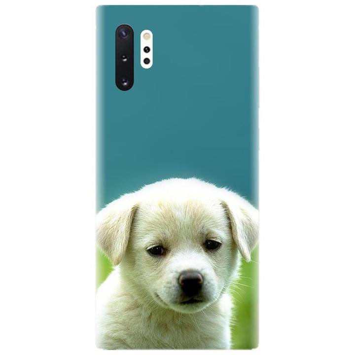 Husa din silicon compatibila cu Samsung Galaxy Note 10 Pro / Plus - model Puppy Style