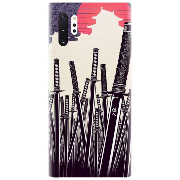 Husa din silicon compatibila cu Samsung Galaxy Note 10 Pro / Plus - model Ronin