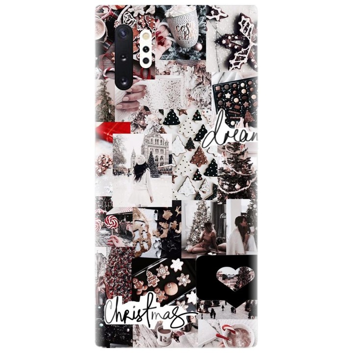 Husa din silicon compatibila cu Samsung Galaxy Note 10 Pro / Plus - model Sarbatori De Iarna