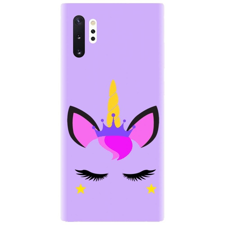 Husa din silicon compatibila cu Samsung Galaxy Note 10 Pro / Plus - model Unicorn Shine