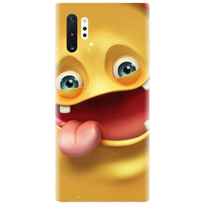 Husa din silicon compatibila cu Samsung Galaxy Note 10 Pro / Plus - model Cute Monster