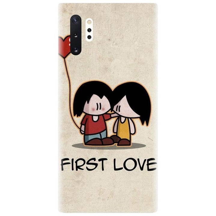 Husa din silicon compatibila cu Samsung Galaxy Note 10 Pro / Plus - model First Love