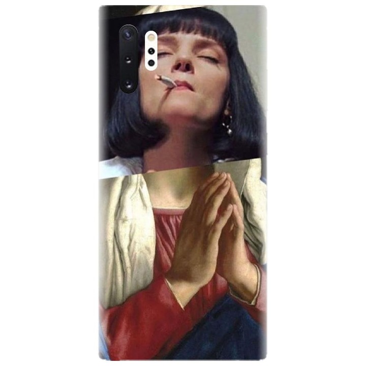 Husa din silicon compatibila cu Samsung Galaxy Note 10 Pro / Plus - model Pulp Fiction