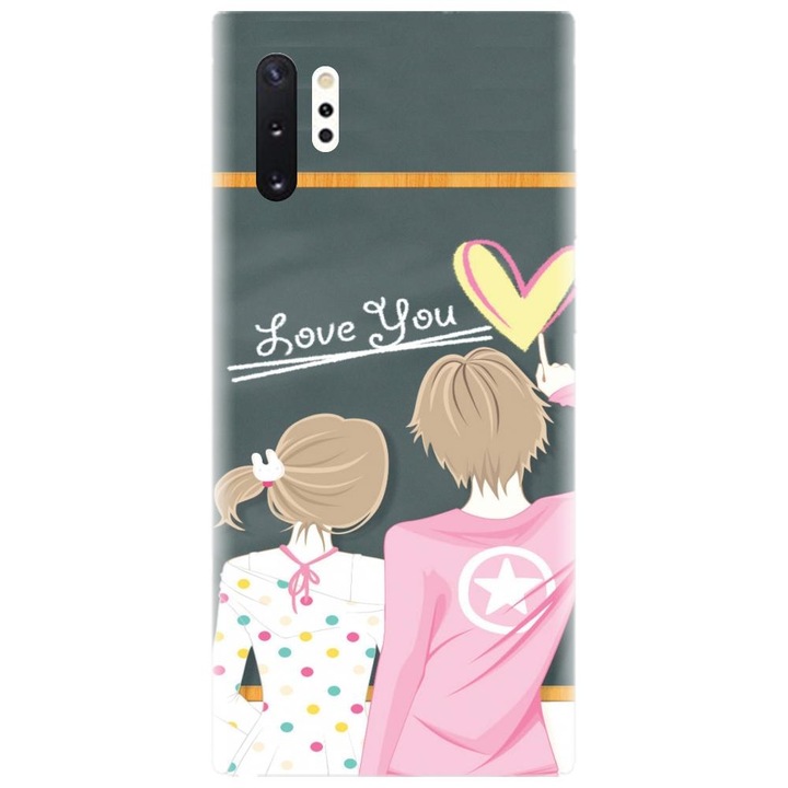 Husa din silicon compatibila cu Samsung Galaxy Note 10 Pro / Plus - model School