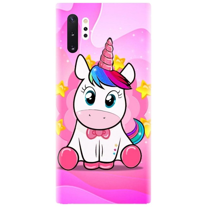 Husa din silicon compatibila cu Samsung Galaxy Note 10 Pro / Plus - model Dream like a Unicorn