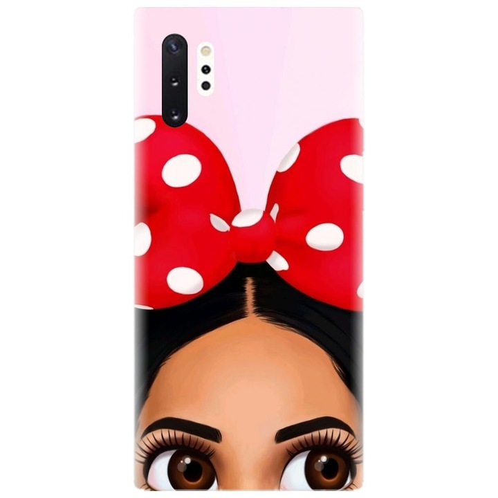 Husa din silicon compatibila cu Samsung Galaxy Note 10 Pro / Plus - model Anime Art Girl