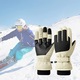 Manusi sport, impermeabile, touchscreen, termoizolante, negru/bej