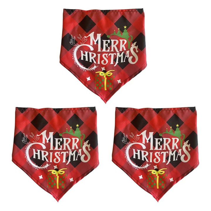Bandana de Ziua Recunostintei pentru caini, esarfe, bandana triunghiulara pentru cei mici