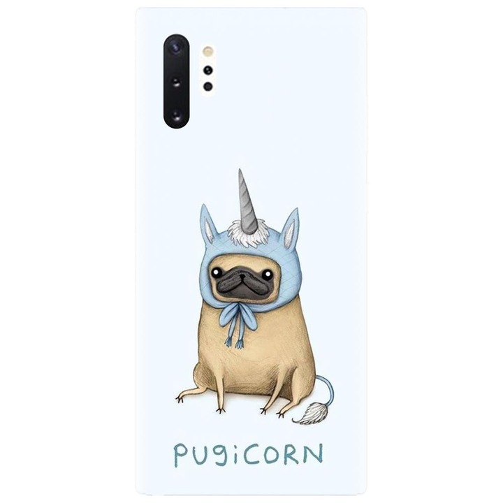 Husa din silicon compatibila cu Samsung Galaxy Note 10 Pro / Plus - model Pugicorn
