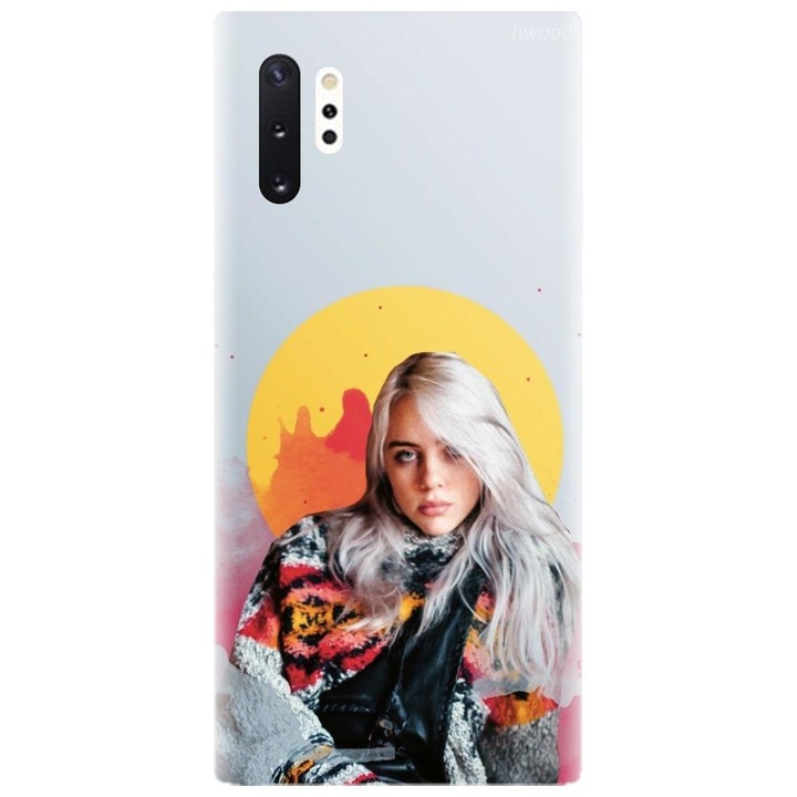 Husa din silicon compatibila cu Samsung Galaxy Note 10 Pro / Plus - model Billie Eilish