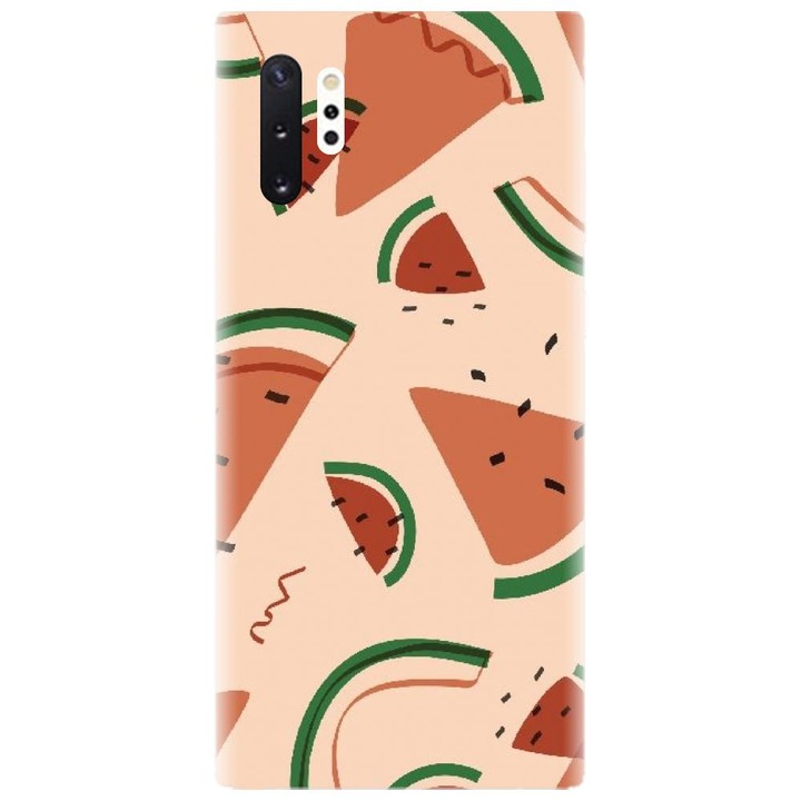 Husa din silicon compatibila cu Samsung Galaxy Note 10 Pro / Plus - model Summer Vibes Fruit