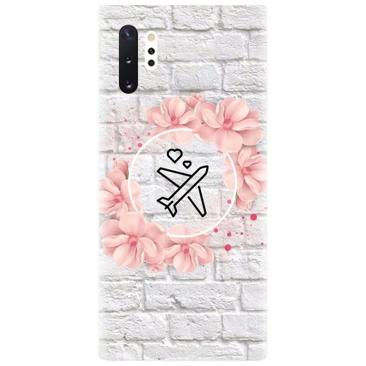 Husa din silicon compatibila cu Samsung Galaxy Note 10 Pro / Plus - model Travel Dream