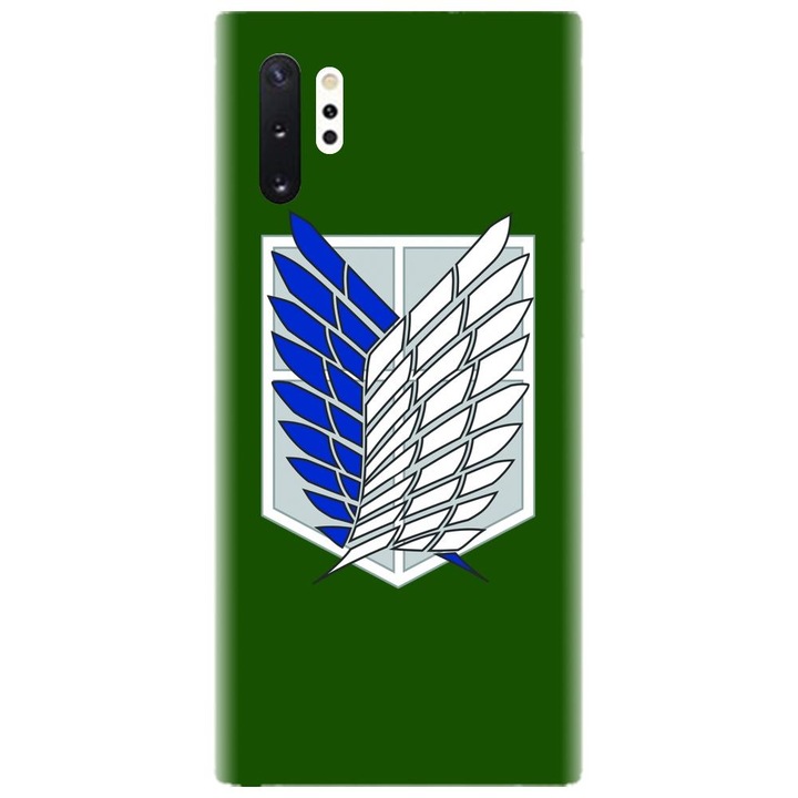 Husa din silicon compatibila cu Samsung Galaxy Note 10 Pro / Plus - model Survey Corps