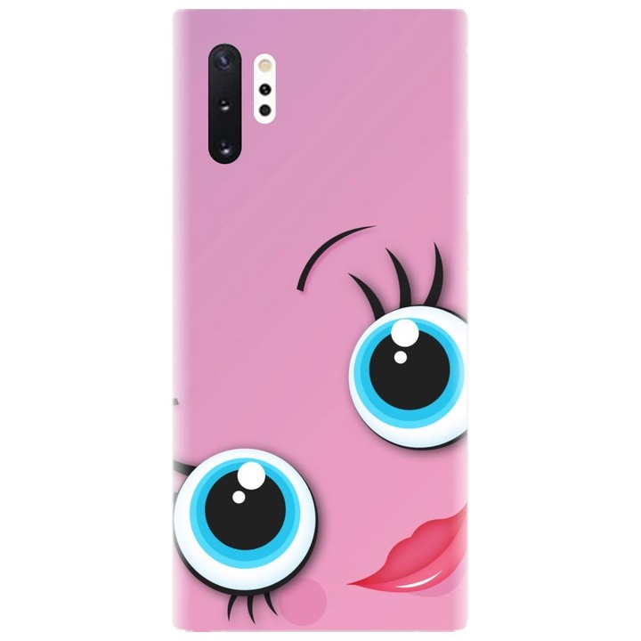 Husa din silicon compatibila cu Samsung Galaxy Note 10 Pro / Plus - model Girly Pink