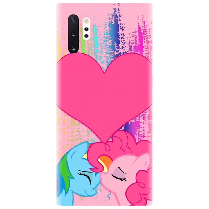 Husa din silicon compatibila cu Samsung Galaxy Note 10 Pro / Plus - model Pinkie Kiss