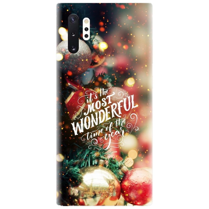 Husa din silicon compatibila cu Samsung Galaxy Note 10 Pro / Plus - model Wonderful Time