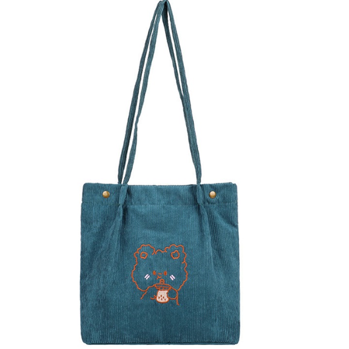 QttvbTna válltáska, velúr/poliészter, többszínű, 31x12x32cm