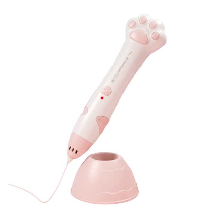 ASDIIT 3D ceruza, készlet, vezeték nélküli, rózsaszín