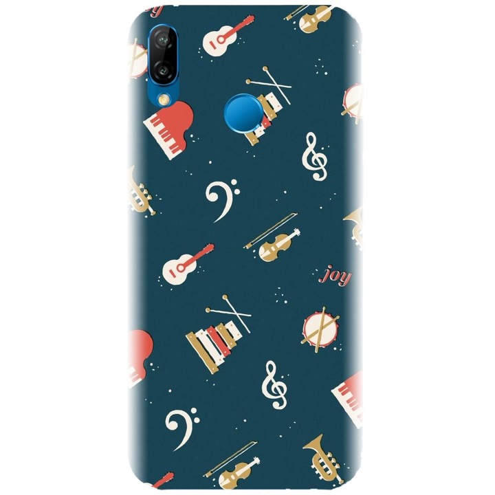 Huawei P20 Lite / P20 Lite 2018 telefonnal kompatibilis szilikon tok - Zenei modell