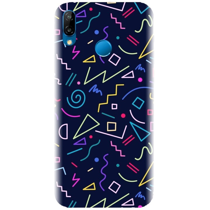 Szilikon tok kompatibilis a Huawei P20 Lite / P20 Lite 2018 - Semne modellel