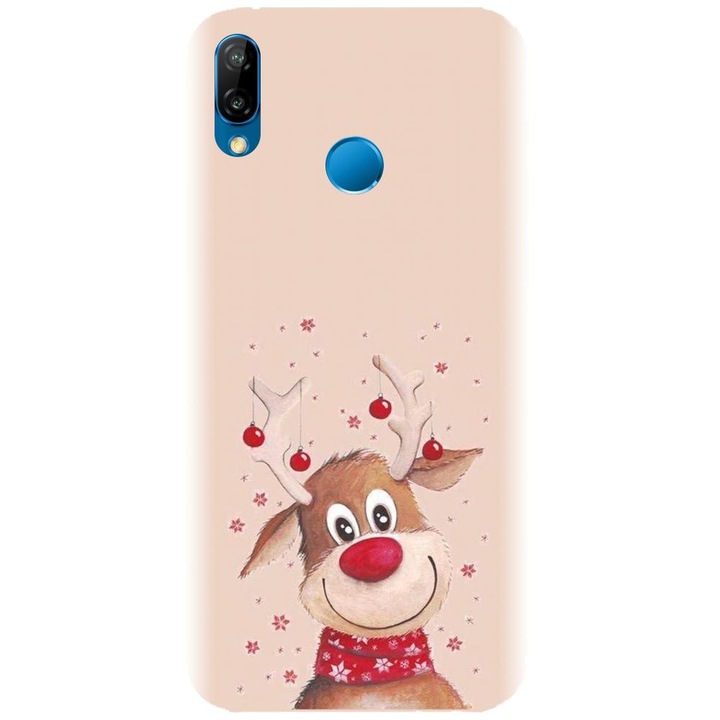 Huawei P20 Lite / P20 Lite 2018 telefonnal kompatibilis szilikon tok - karácsonyi modell