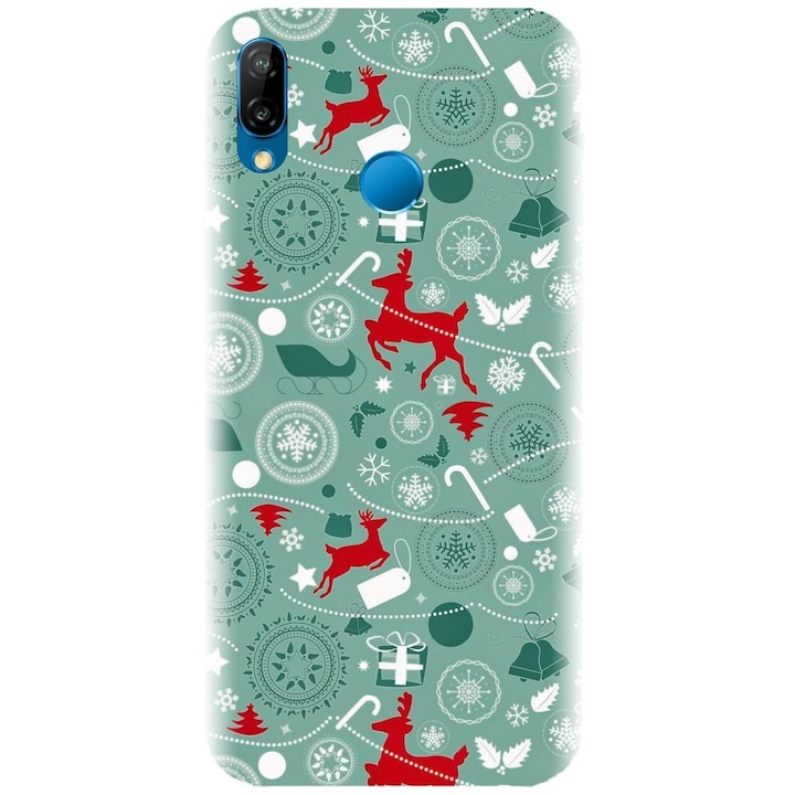 Szilikon tok, amely kompatibilis a Huawei P20 Lite / P20 Lite 2018 telefonnal – Winter Holidays 1. modell