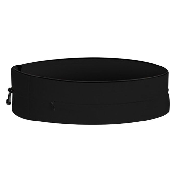 Unisex sport deréktáska, vízálló, fekete