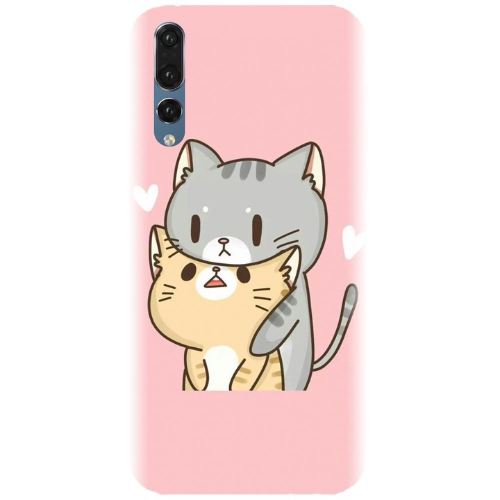 Huawei P20 Pro / P20 Plus - Kitty Love modellel kompatibilis szilikon borítás