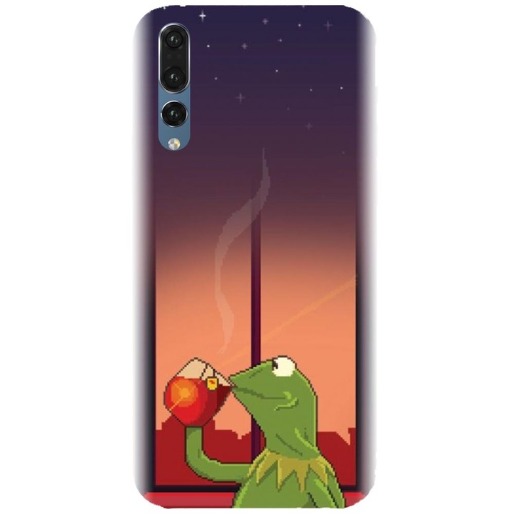 Szilikon borítás kompatibilis a Huawei P20 Pro / P20 Plus modellel – None Of My Business modellel