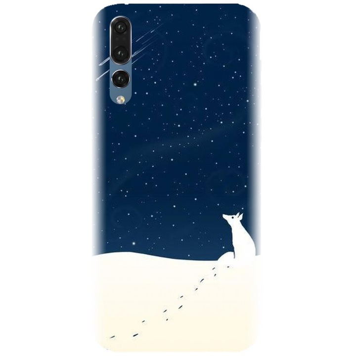 Szilikon tok kompatibilis a Huawei P20 Pro / P20 Plus - Winter Night modellel