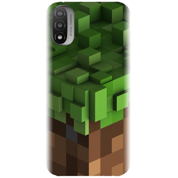 Szilikon tok kompatibilis a Motorola Moto E20 / E30 / E40 / E20S - Minecraft modellel