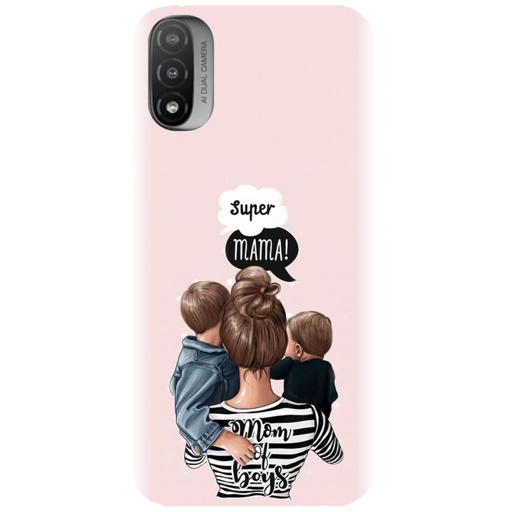 Szilikon burkolat kompatibilis a Motorola Moto E20 / E30 / E40 / E20S modellel - Fiúk anyja modell
