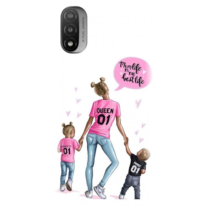 Szilikon burkolat kompatibilis a Motorola Moto E20 / E30 / E40 / E20S modellel - Mama 2